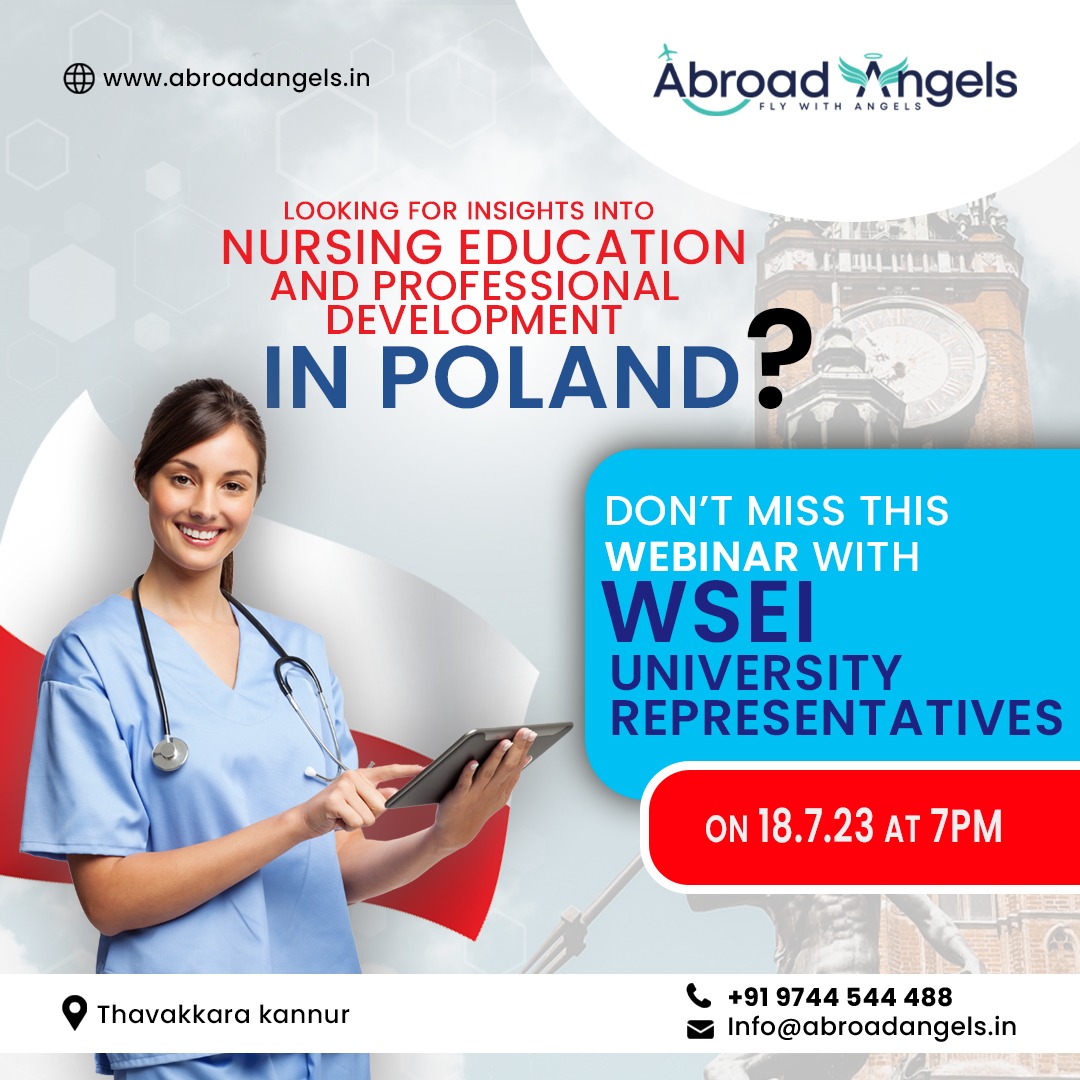 STUDY IN POLAND – FREE LIVE WEBINAR for Nursing Aspirants